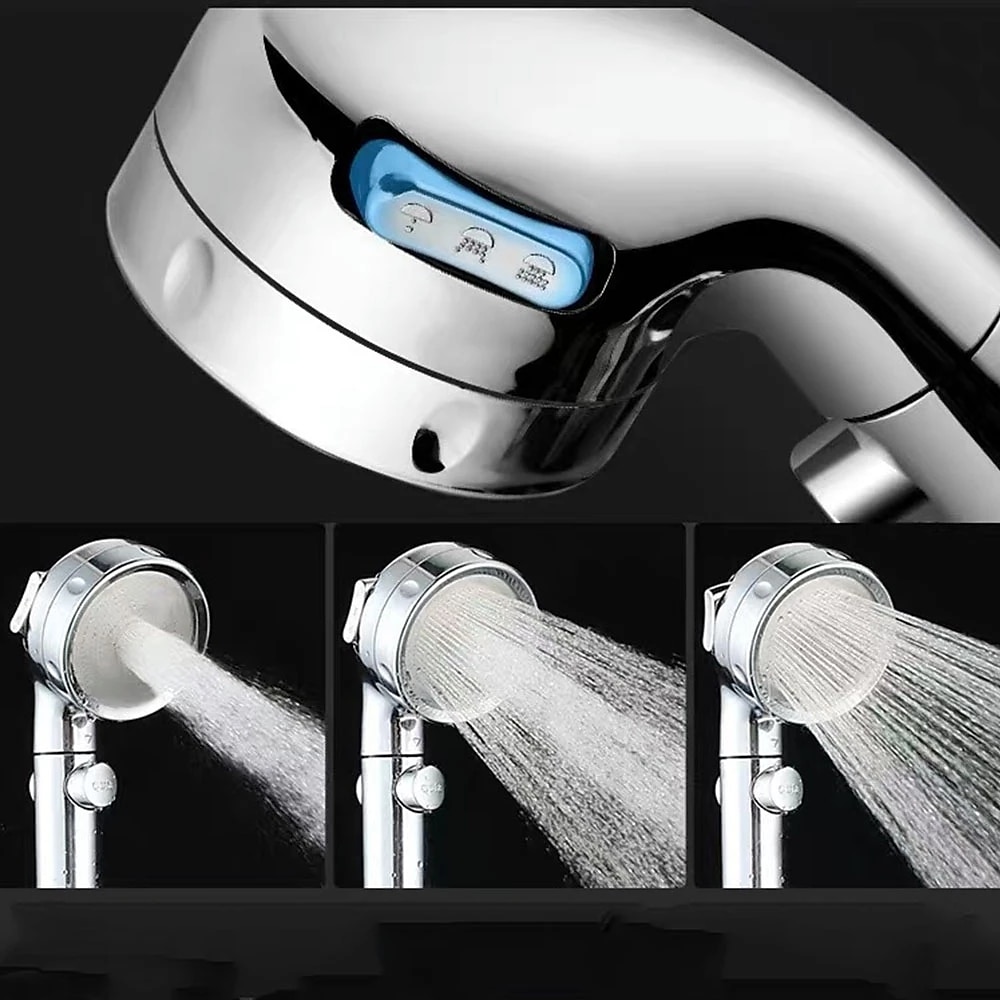 High Quality 1PC High Pressure 3 Modes Shower Head with Stop Button Adjustable Water Saving Showerhead For Home Hotel Bathroom 2025 - CAD $9.99 –P9