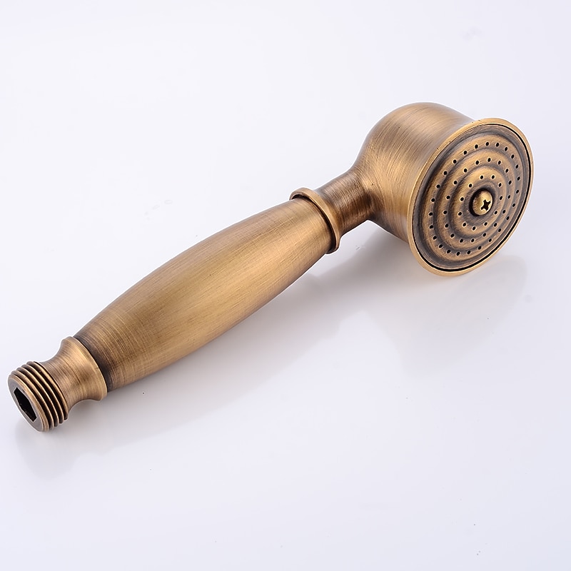 Shower Faucet / Body Jet Massage Set - Handshower Included pullout Rainfall Shower Antique / Vintage Style Antique Brass Mount Inside Brass Valve Bath Shower Mixer Taps 2025 - CAD $79.99 –P14