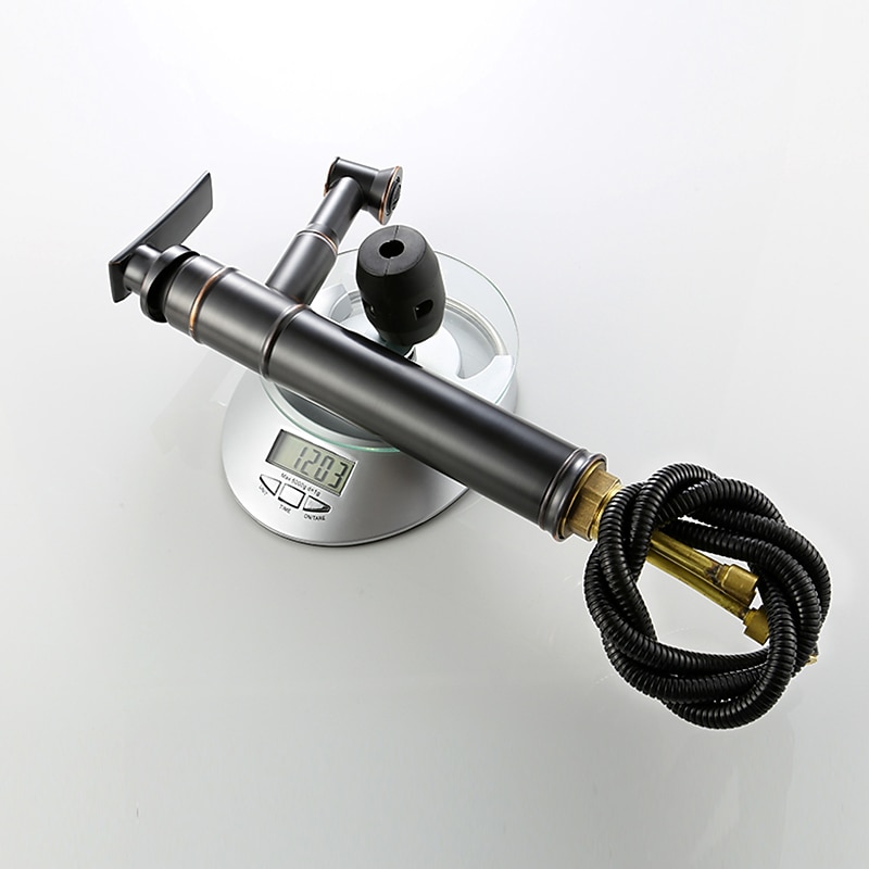 ORB Bathroom Sink Faucet,Pull out Spray Antique Brass Single Handle One Hole Bath Taps 2025 - CAD $103.99 –P7