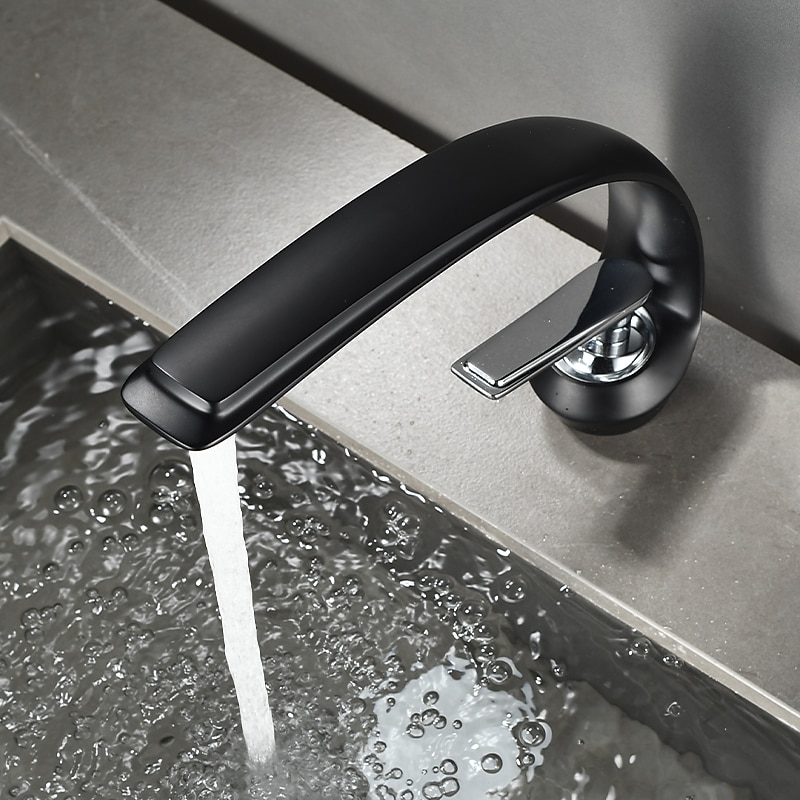Bathroom Sink Faucet - Classic Electroplated / Painted Finishes Centerset Single Handle One HoleBath Taps 2025 - CAD $79.99 –P5
