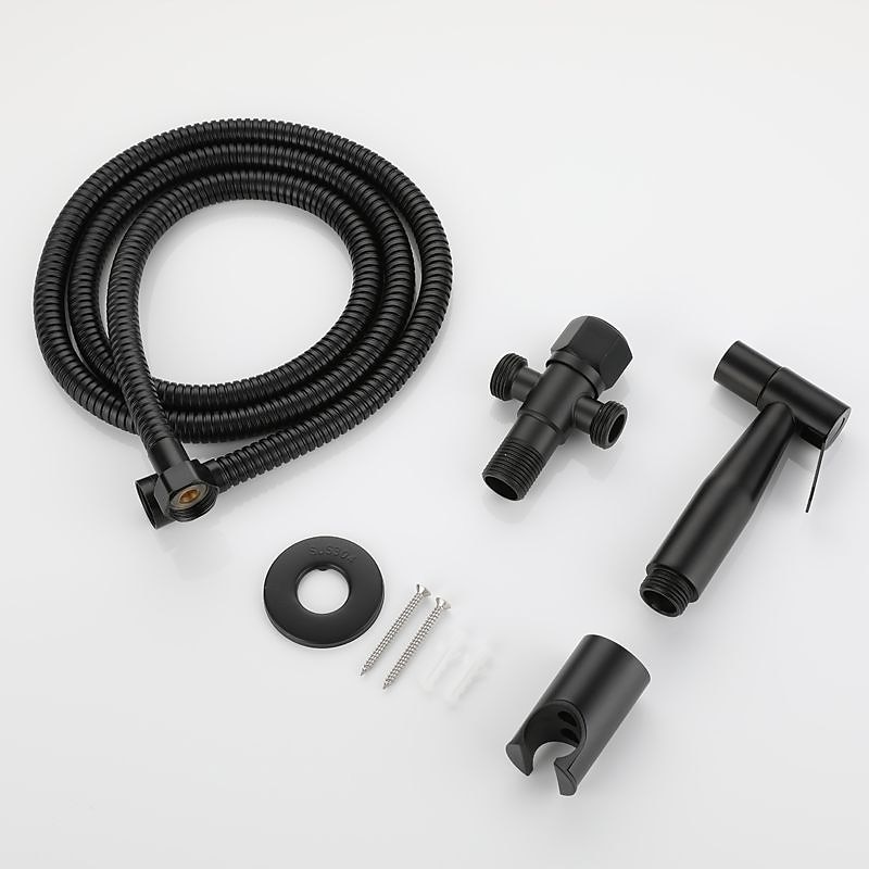 Handheld Bidet Sprayer Kit Black Shower Bath Water Faucet Toilet Spray Bathroom 2025 - CAD $19.99 –P5