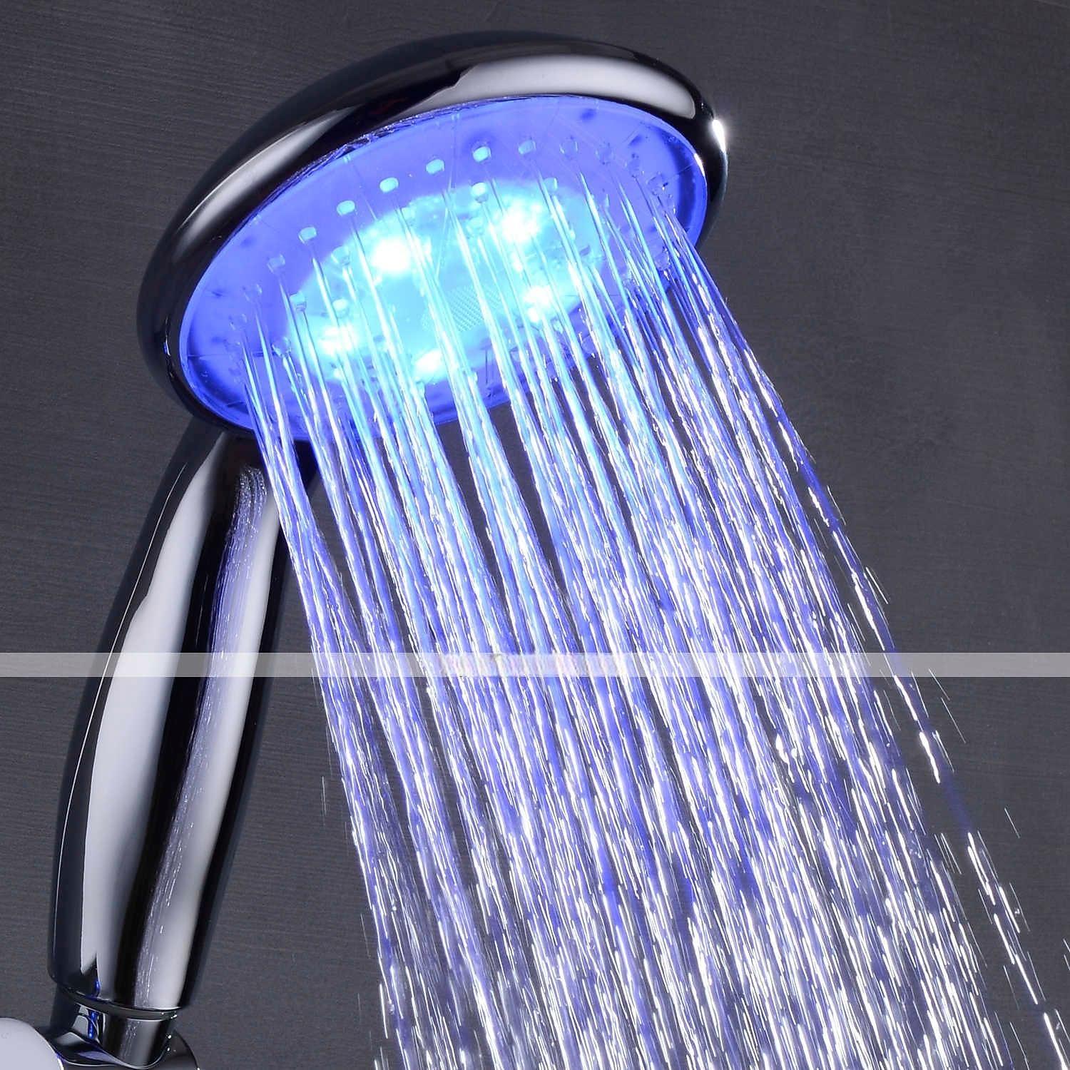 Contemporary Hand Shower / Rain Shower Chrome Feature - Creative / LED / Shower Shower Head 2025 - CAD $14.99 –P5
