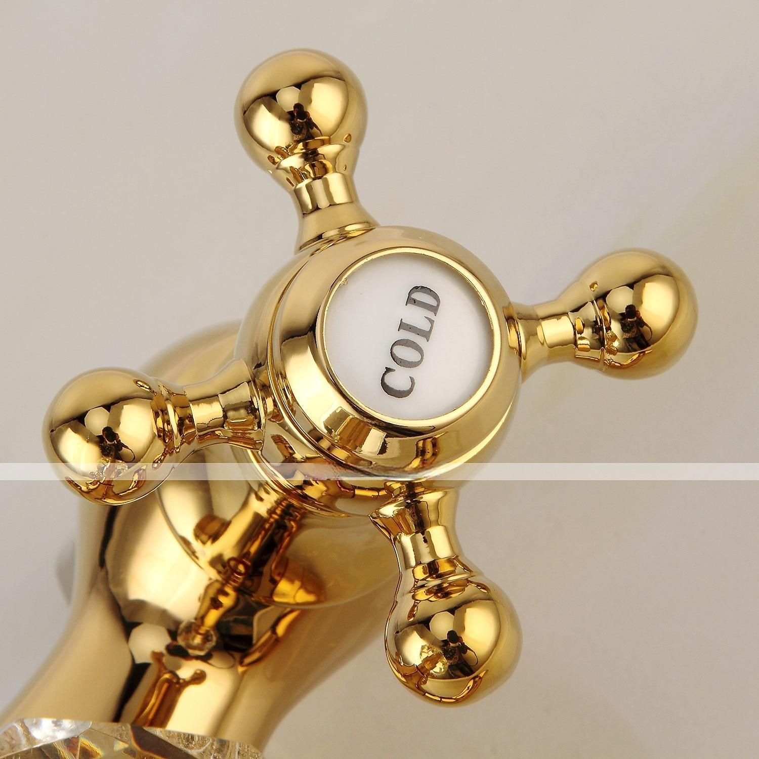 Bathtub Faucet Mixer Tap Telephone Style Luxury Golden Polish With Sprayer Hand Shower Rotate Spout tub Hot and Cold Water 2025 - CAD $239.99 –P7