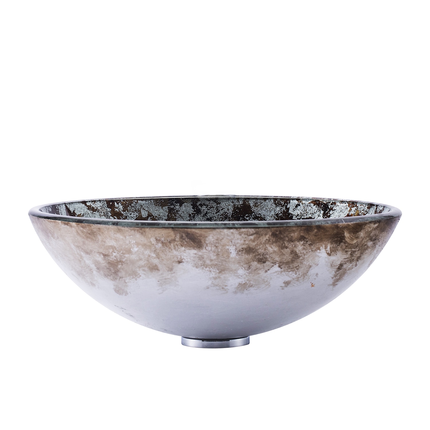 Round Bathroom Sink Set 16.5" X 5.7" Artistic Vanity Sink Bowl Golden Pattern Tempered Glass Finish Art Basin Above Counter Sink Brass Vessel Sink 2025 - CAD $303.99 –P5