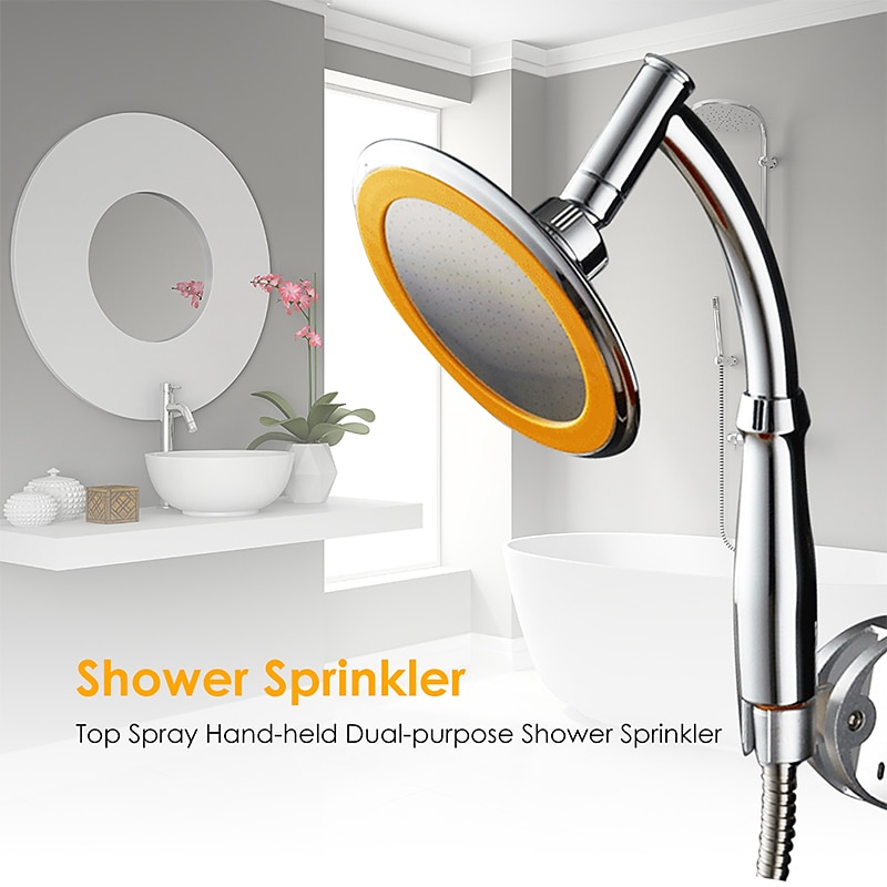 High Pressure Shower Head Bracket Hose Set 360 Degree Adjustment Water Saving Handheld Shower Head Bath Nozzle SPA Rainfall Turbo Shower Head Set for Bathroom 2025 - CAD $12.99 –P2
