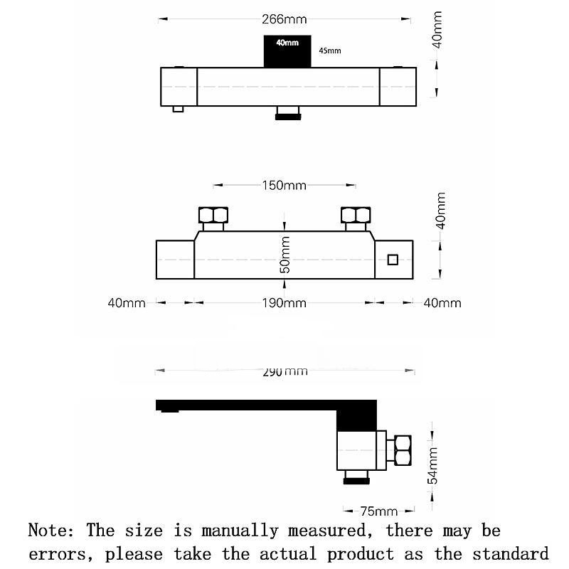 Bathtub Faucet Black Wall Mounted Bathroom Faucet Bath Roman Tub Filler Mixer Tap Brass 2 Hole Sprayer with Cold Hot Water Hose 2025 - CAD $446.99 –P1
