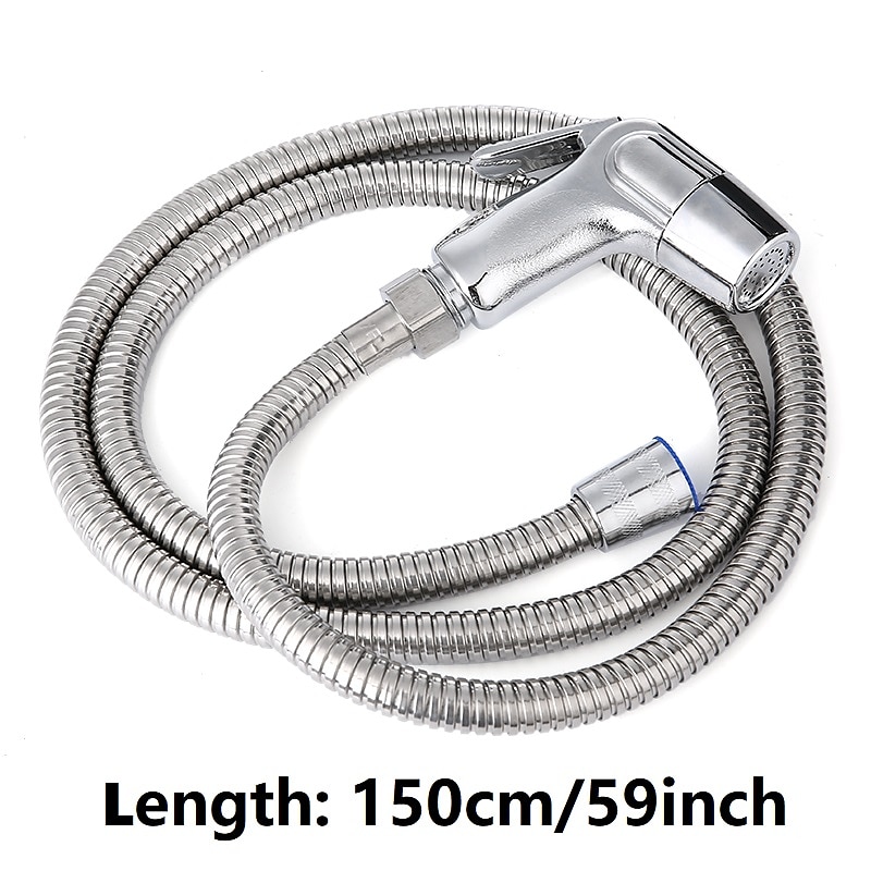 Handheld Toilet Bidet Sprayer Set Kit Stainless Steel Hand Bidet Faucet for Bathroom Handheld Shower Head Nozzle Hose Set Toilet Sprinkler Docking Hand Shower Head Handheld Toilet Sprayer Accessories 2025 - CAD $36.99 –P4