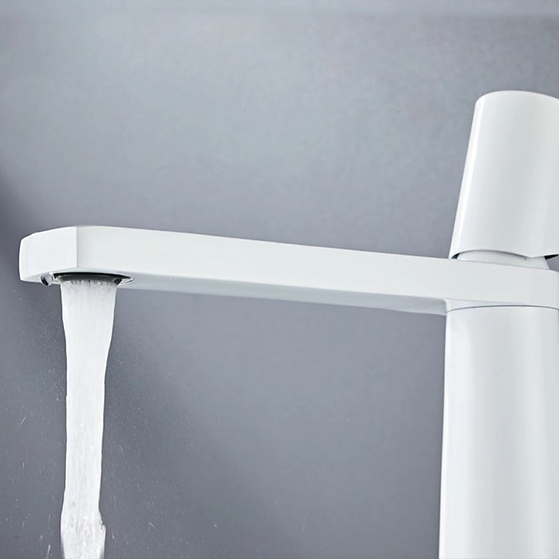 Bathroom Sink Mixer Faucet Tall, Monobloc Washroom Basin Taps Single Handle One Hole Deck Mounted, with Hot and Cold Hose, Brass Vessel Taps 2025 - CAD $127.99 –P2