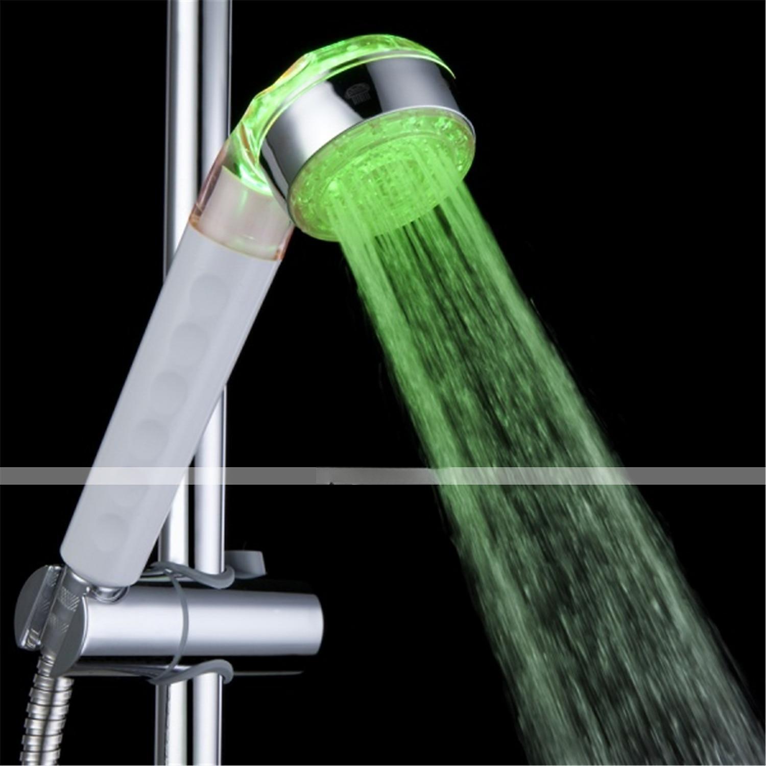 3-Color Temperature Sensitive LED Color Changing Hand Shower 2025 - CAD $14.99 –P6