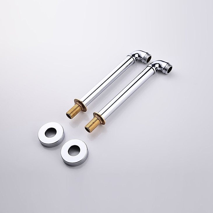 Bathtub Faucet - Modern Contemporary Electroplated Roman Tub Ceramic Valve Bath Shower Mixer Taps 2025 - CAD $303.99 –P10