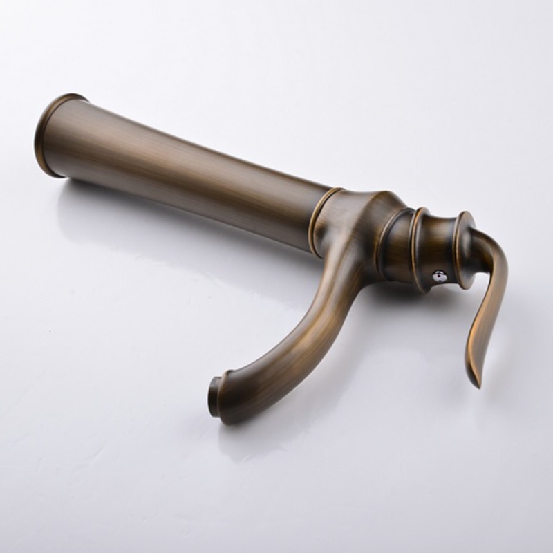 Bathroom Sink Faucet - Classic Antique Brass Free Standing Single Handle One HoleBath Taps 2025 - CAD $159.99 –P6