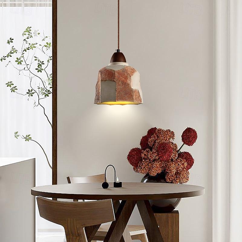 Gray Concrete Dome Pendant Light - Single Farmhouse Vintage Hanging Ceiling Lamp. Red Industrial Chandelier for Kitchen Island, Sink Light Fixture, Dining Room Table, Bedroom, Restaurant 2025 - CAD $169.99 –P2