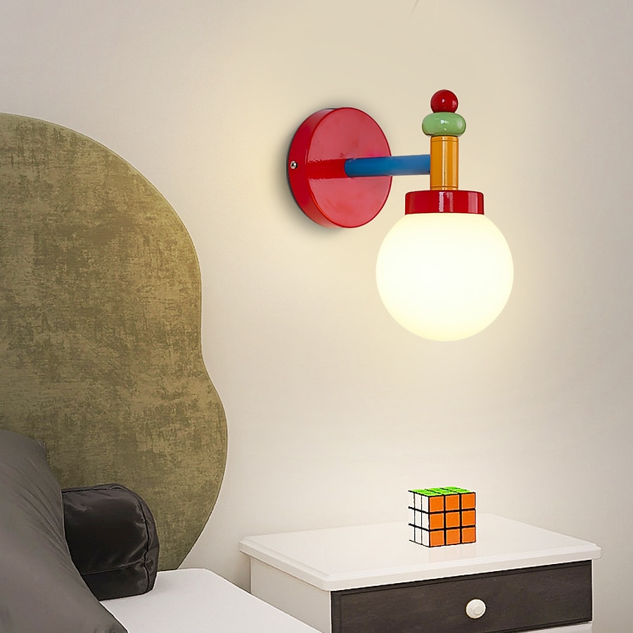 Children's Room Wall Sconce G9 Glass Light Indoor Decorative Fixture Kindergarten Classroom Decorative Lighting 110-240V 2025 - CAD $176.99 –P6