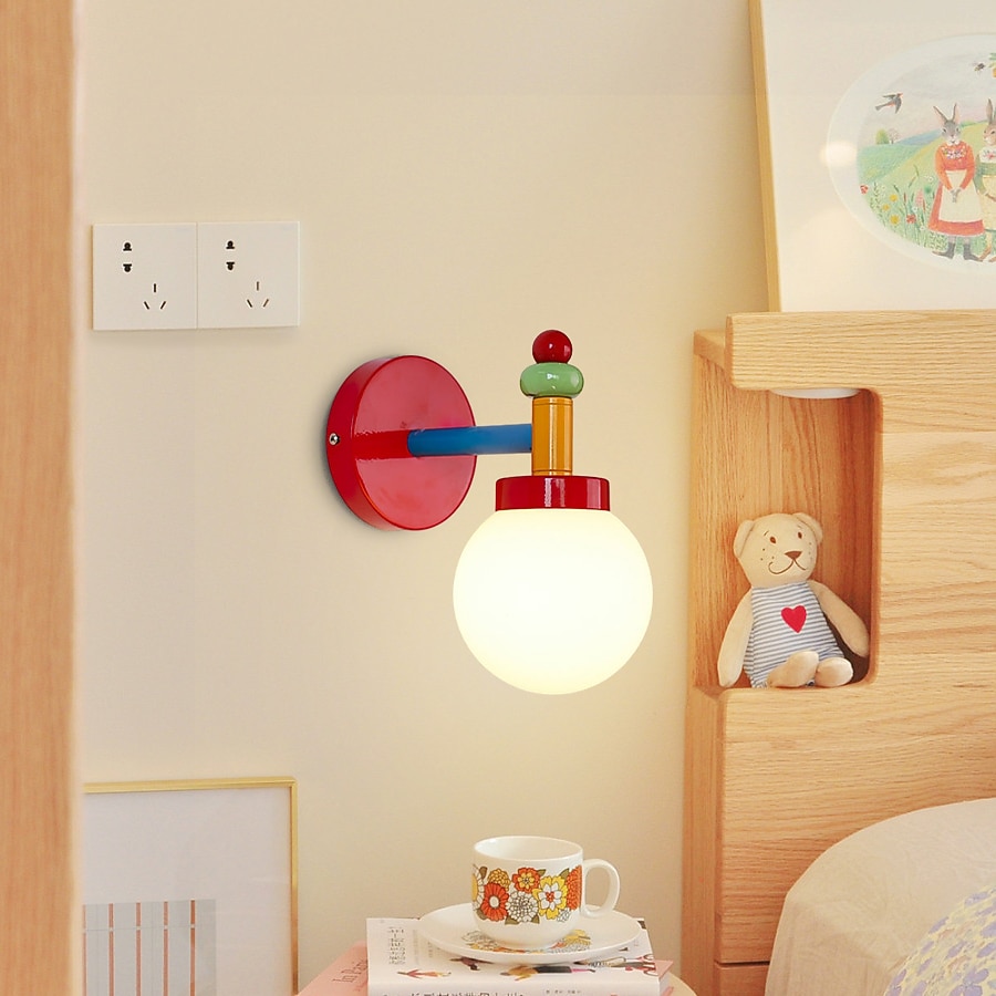 Children's Room Wall Sconce G9 Glass Light Indoor Decorative Fixture Kindergarten Classroom Decorative Lighting 110-240V 2025 - CAD $176.99 –P4