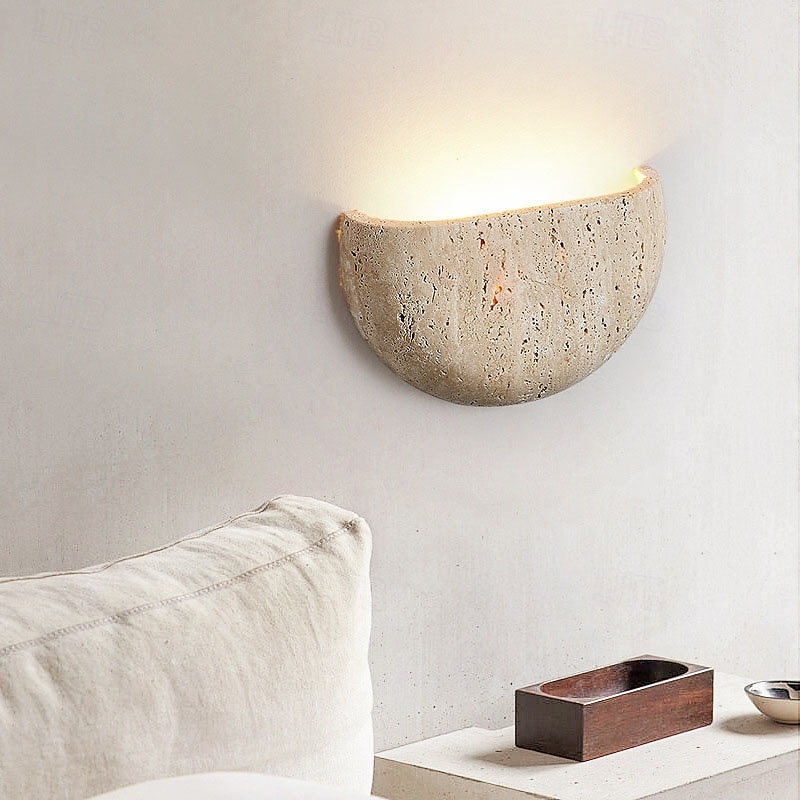 Indoor Modern Nordic Style Indoor Wall Lights Bedroom Dining Room Stone Wall Light 85-265V 2025 - CAD $137.99 –P2