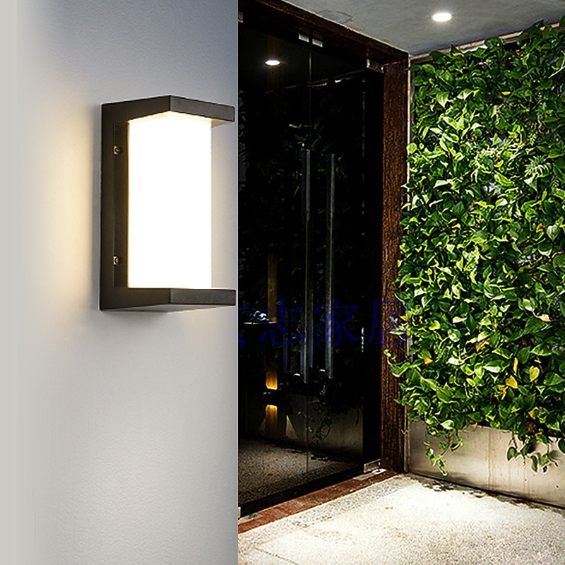 Modern Outdoor Wall Light LED Waterproof Courtyard Hallway Stair Light Acrylic Wall Lights 220-240V 10 W 2025 - CAD $177.99 –P7
