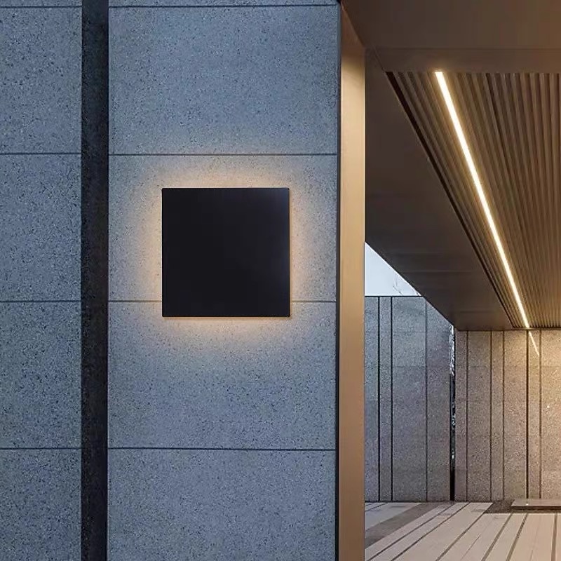 1-Light 15cm LED Waterproof Wall Light Rectangular Design Outdoor Wall Lights Modern Bedroom Outdoor Iron Wall Light 110-120v 220-240V 2025 - CAD $174.99 –P2