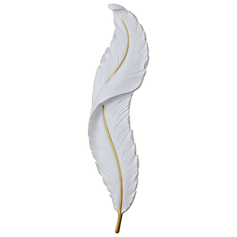 LED Wall Light Modern Dimmable Wall Light White Elegant Feather Design 3000k-6000k LED Wall Light for Bedroom Living Room Hallway 2025 - CAD $171.99 –P6