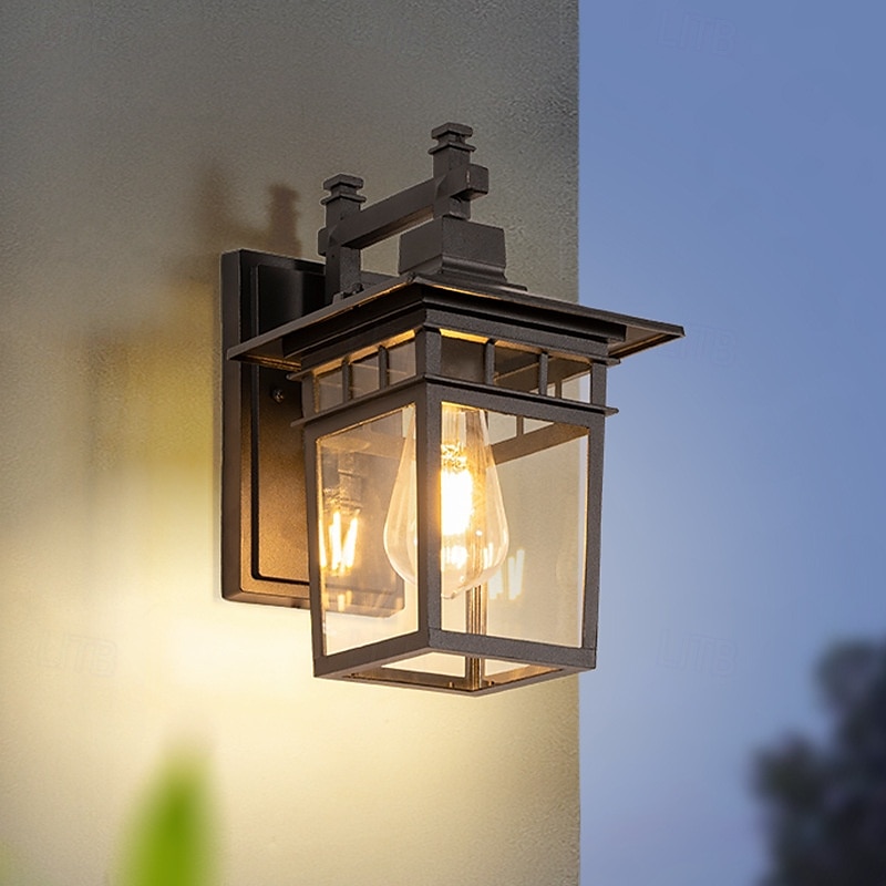 Outdoor Light Fixtures Wall Mount Aluminium Waterproof Exterior Wall Lantern, Anti-Rust Outside Black Wall Sconce Porch Lights for House Garage, Doorway 2025 - CAD $126.99 –P6