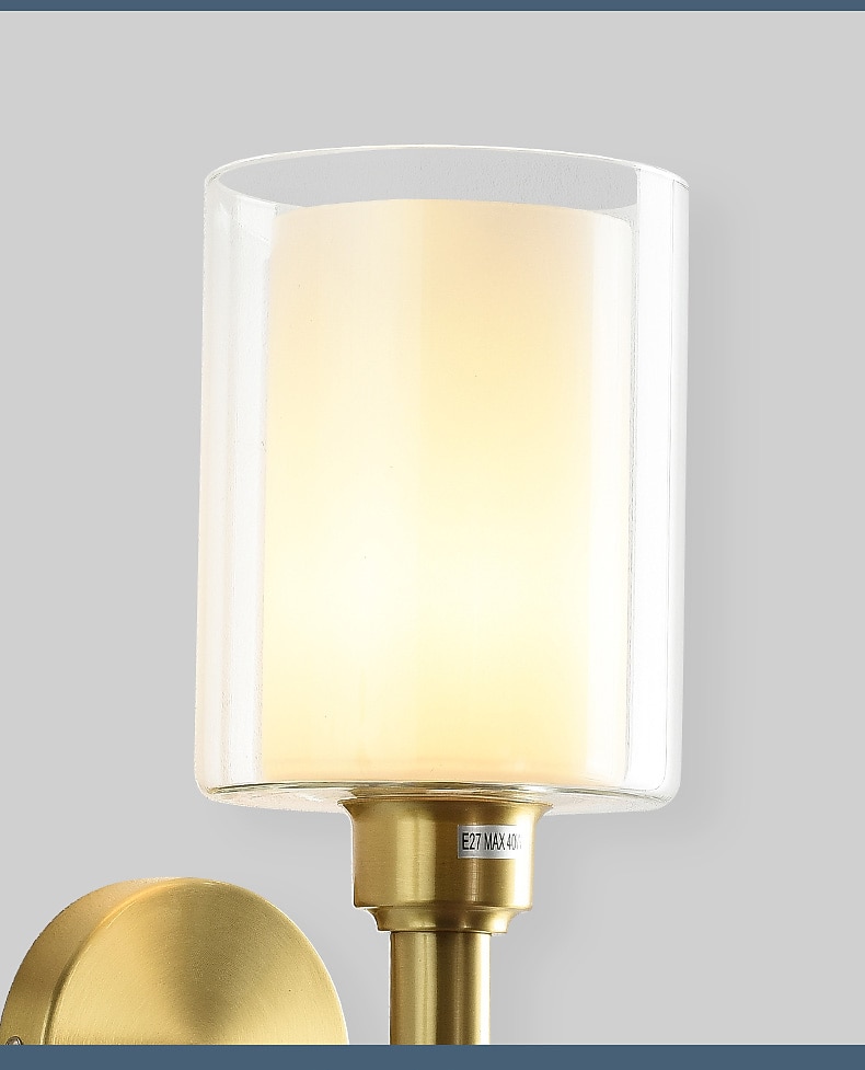 Modern Flush Mount Wall Lights LED Living Room Bedroom Copper Wall Light 220-240V 2025 - CAD $169.99 –P10