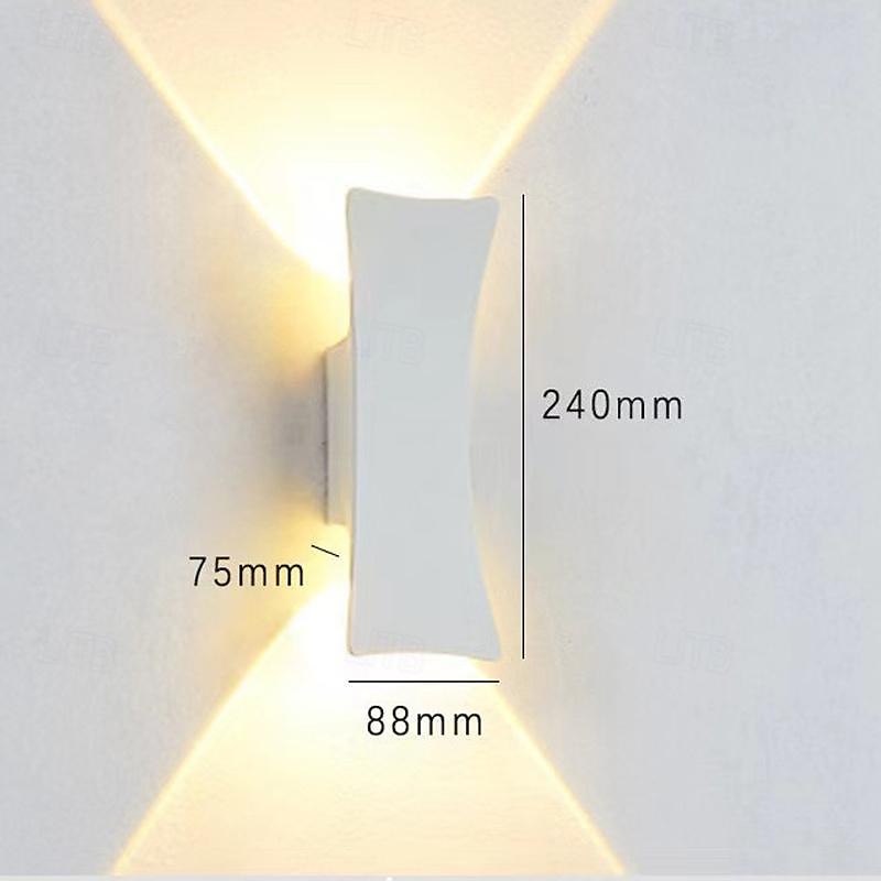 LED Outdoor Wall Lights Creative Waterproof IP65 Aluminum Barn Lighting External Rustproof Street Lantern Balcony Courtyard Aisle Doorway 85-265V 2025 - CAD $56.99 –P2