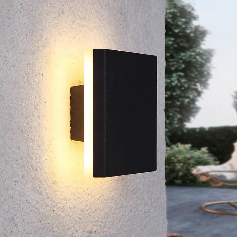 1-Light 15cm LED Waterproof Wall Light Rectangular Design Outdoor Wall Lights Modern Bedroom Outdoor Iron Wall Light 110-120v 220-240V 2025 - CAD $174.99 –P3