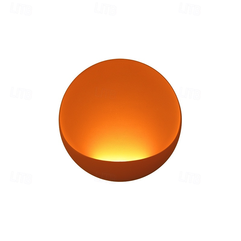 Modern Minimalist Round Aluminum LED Wall Sconce Lamp Indoor Modern Indoor Wall Lights Bedroom Metal Wall Light 110-240V 10W 2025 - CAD $137.99 –P9