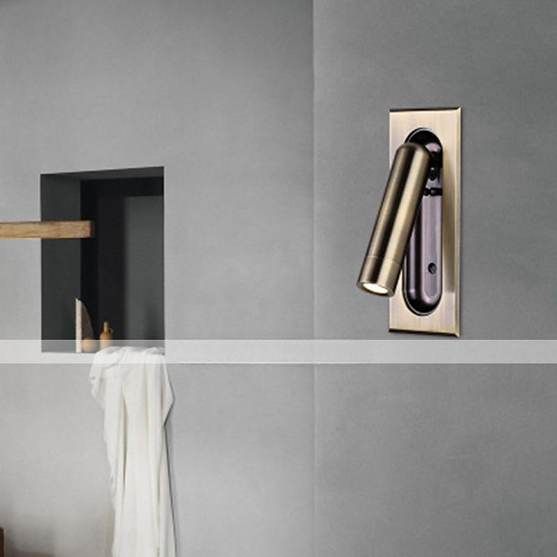 Creative Modern Wall Sconces Living Room Bedroom Iron Wall Light IP54 3W LED Wall Light Fixture Indoor Decorative Lighting 2025 - CAD $113.99 –P1