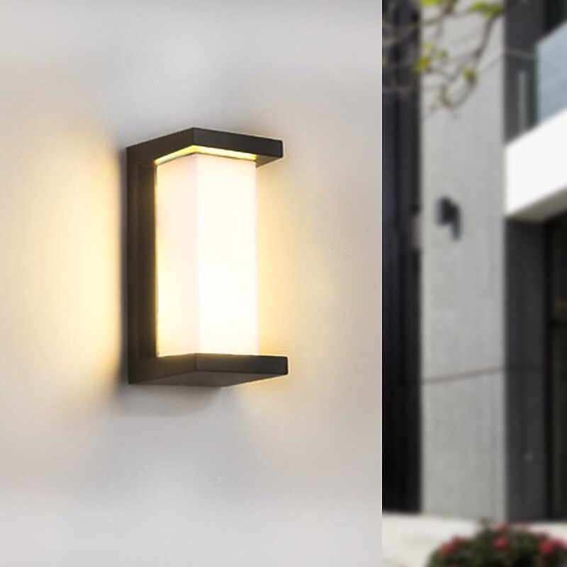 Modern Outdoor Wall Light LED Waterproof Courtyard Hallway Stair Light Acrylic Wall Lights 220-240V 10 W 2025 - CAD $177.99 –P4