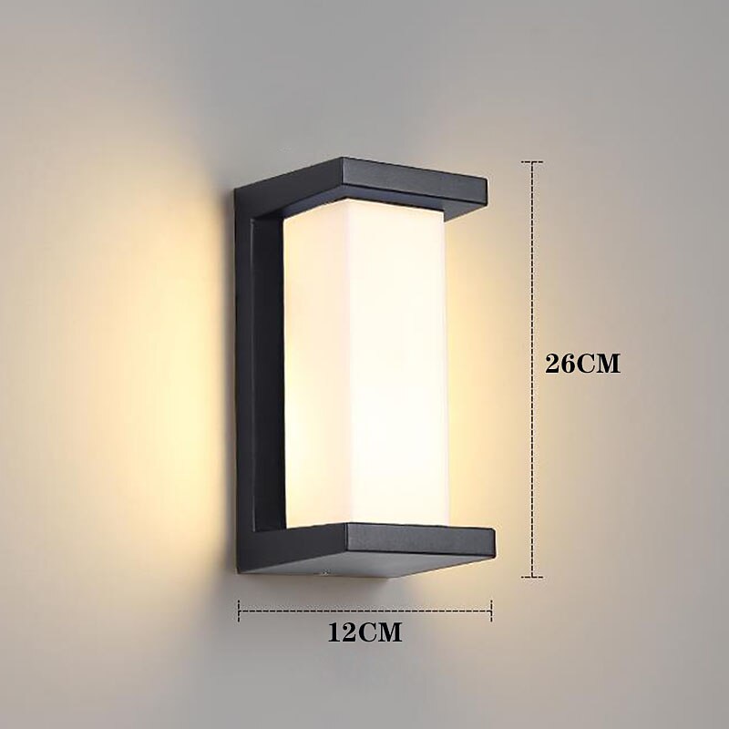 Modern Outdoor Wall Light LED Waterproof Courtyard Hallway Stair Light Acrylic Wall Lights 220-240V 10 W 2025 - CAD $177.99 –P6