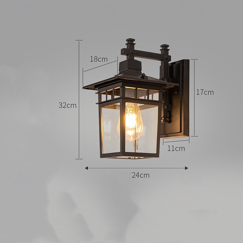 Outdoor Light Fixtures Wall Mount Aluminium Waterproof Exterior Wall Lantern, Anti-Rust Outside Black Wall Sconce Porch Lights for House Garage, Doorway 2025 - CAD $126.99 –P3