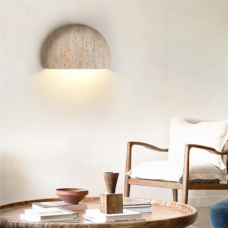 Indoor Modern Nordic Style Indoor Wall Lights Bedroom Dining Room Stone Wall Light 85-265V 2025 - CAD $137.99 –P6