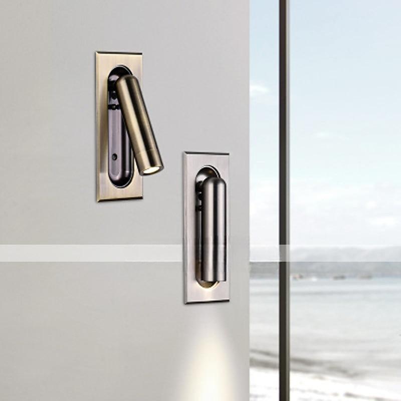 Creative Modern Wall Sconces Living Room Bedroom Iron Wall Light IP54 3W LED Wall Light Fixture Indoor Decorative Lighting 2025 - CAD $113.99 –P4