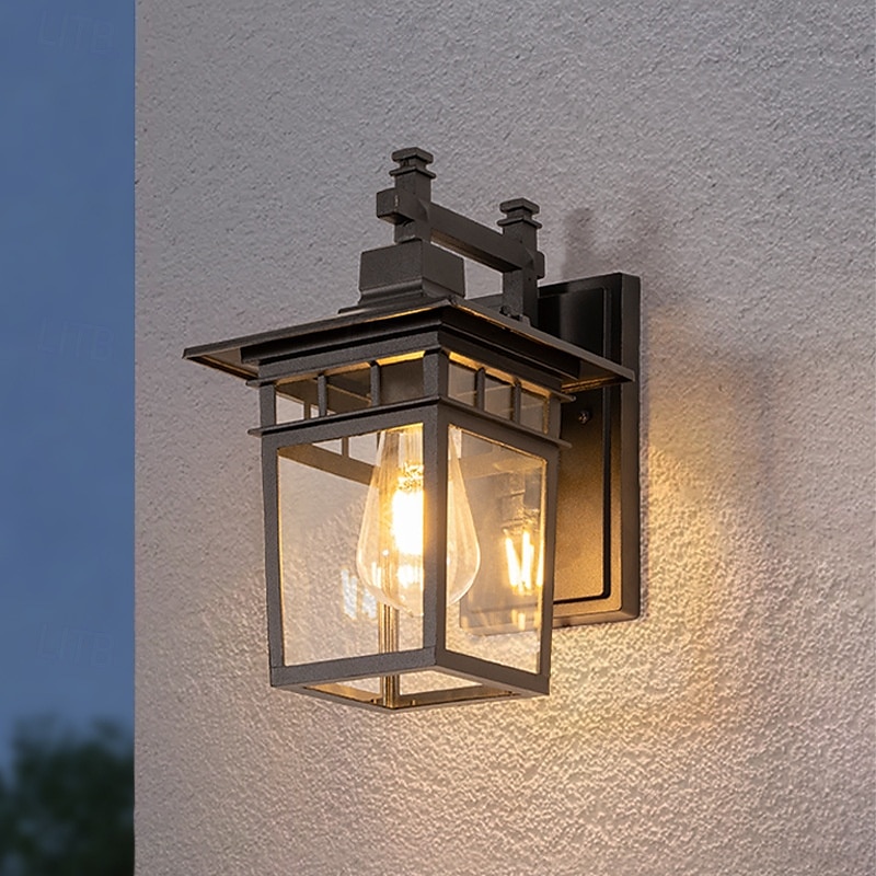 Outdoor Light Fixtures Wall Mount Aluminium Waterproof Exterior Wall Lantern, Anti-Rust Outside Black Wall Sconce Porch Lights for House Garage, Doorway 2025 - CAD $126.99 –P2