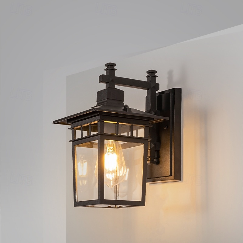 Outdoor Light Fixtures Wall Mount Aluminium Waterproof Exterior Wall Lantern, Anti-Rust Outside Black Wall Sconce Porch Lights for House Garage, Doorway 2025 - CAD $126.99 –P5