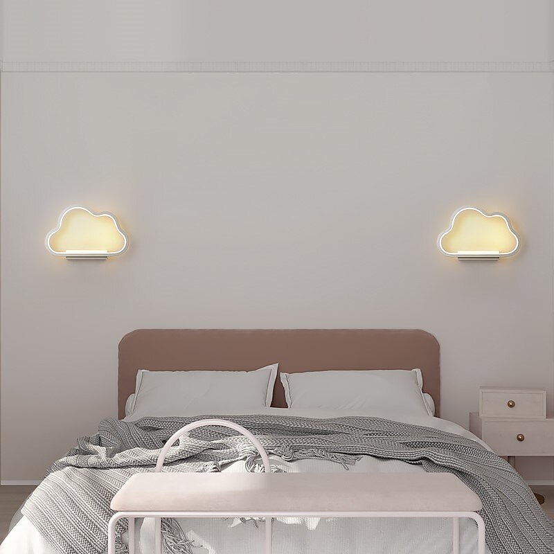Modern Indoor Wall Light LED Cloud Design Living Room Bedroom Metal Wall Light 220-240V 2025 - CAD $96.99 –P2