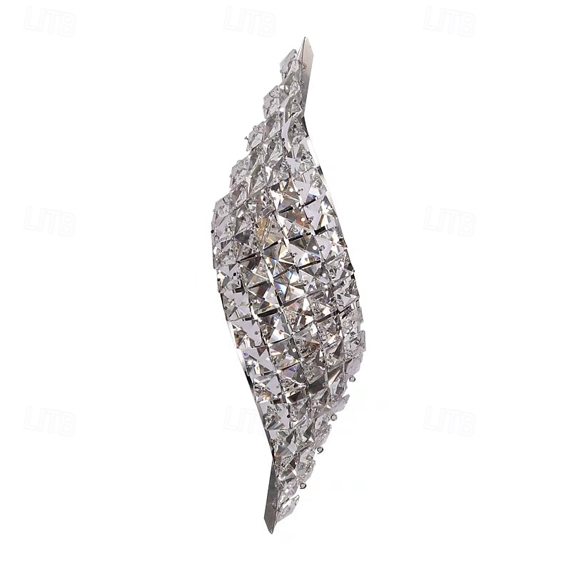 Modern Crystal Wall Sconce LED Wall Lamp Crystal Bedside Night Light for Bathroom, Bedroom, Living Room, Entryway 2025 - CAD $87.99 –P6