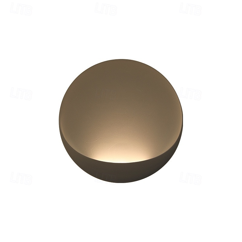 Modern Minimalist Round Aluminum LED Wall Sconce Lamp Indoor Modern Indoor Wall Lights Bedroom Metal Wall Light 110-240V 10W 2025 - CAD $137.99 –P3