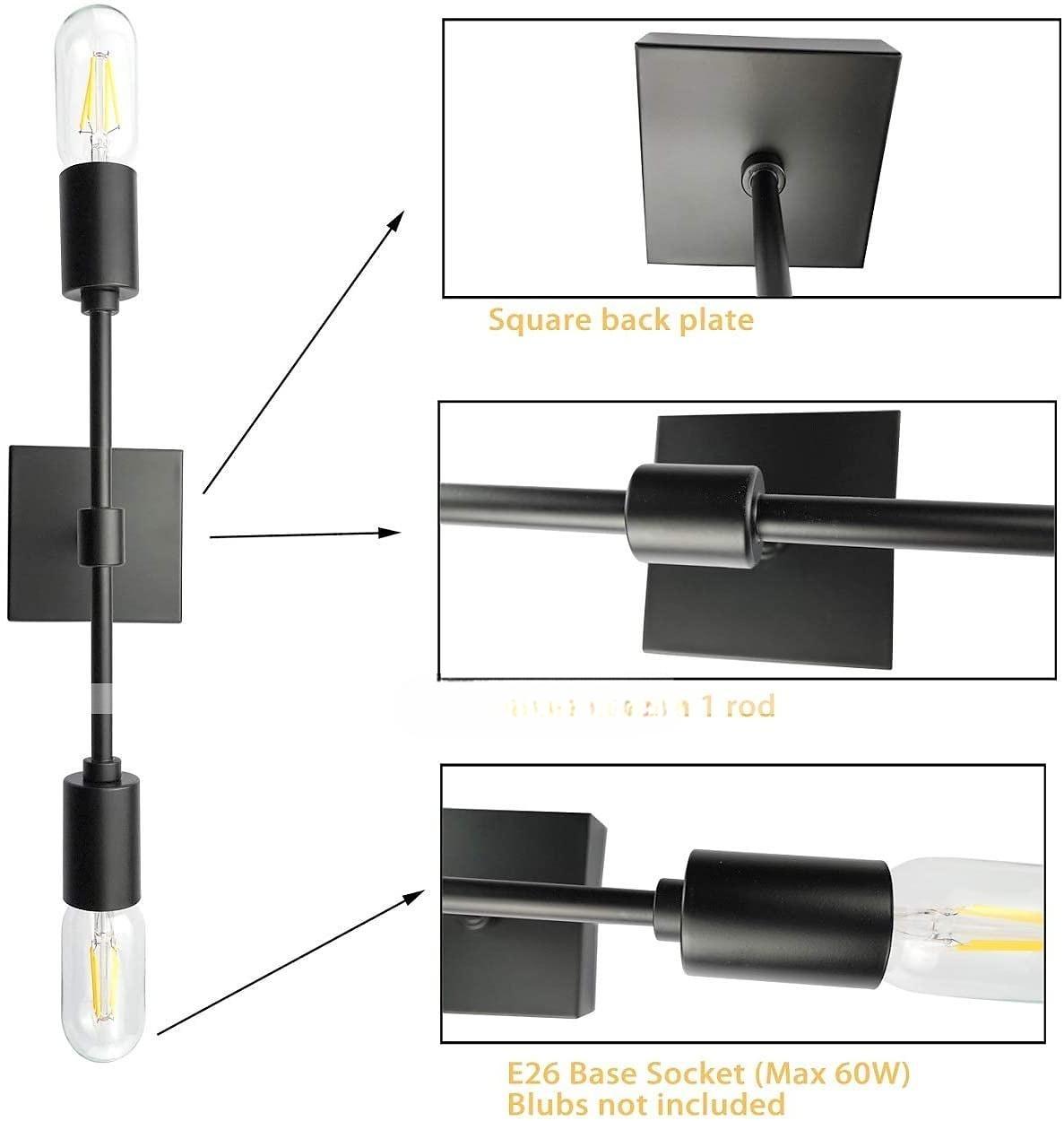 Lightinthebox Vintage Country Wall Lamps Wall Sconces Bathroom Lighting LED Wall Lights Bathroom Shops Cafes Iron Wall Light 110-120V 220-240V 2025 - CAD $40.99 –P3