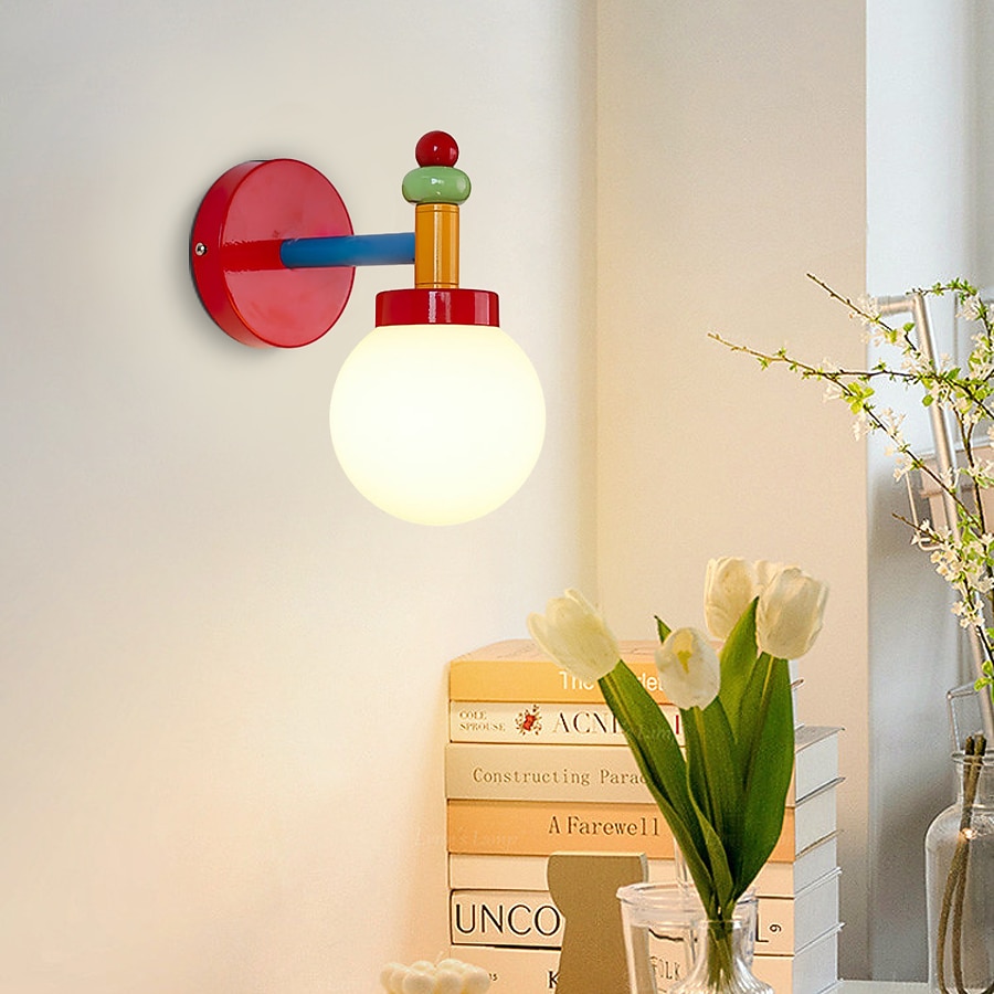 Children's Room Wall Sconce G9 Glass Light Indoor Decorative Fixture Kindergarten Classroom Decorative Lighting 110-240V 2025 - CAD $176.99 –P5