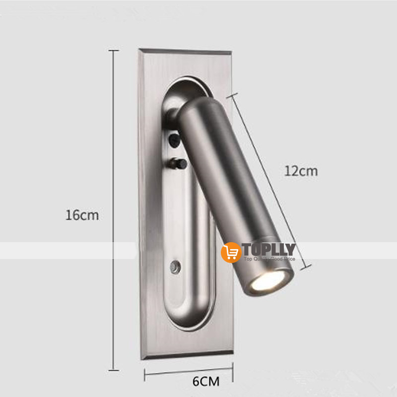 Creative Modern Wall Sconces Living Room Bedroom Iron Wall Light IP54 3W LED Wall Light Fixture Indoor Decorative Lighting 2025 - CAD $113.99 –P5