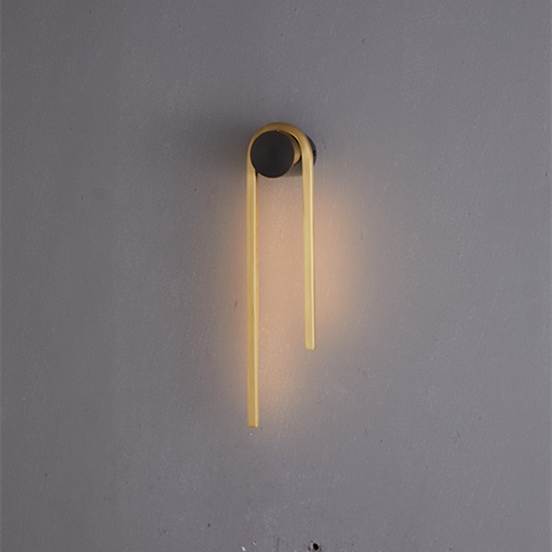 Wall Lights LED Nordic Style Indoor Wall Lights Living Room Bedroom Copper 2025 - CAD $194.99 –P4