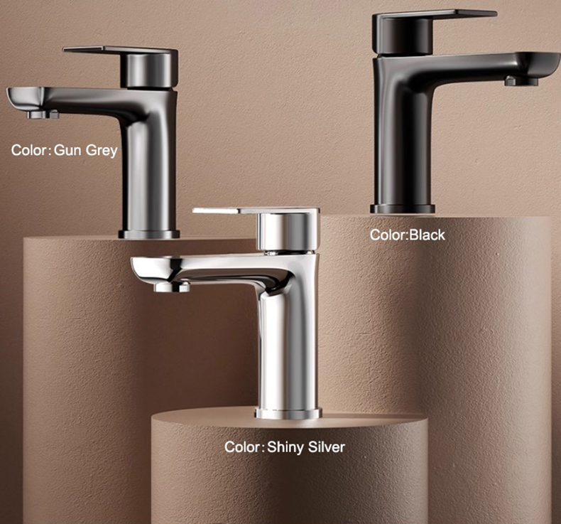 This bathroom faucet is crafted from premium 304 stainless steel