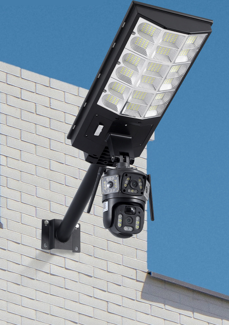 TOPLLY LED Solar Light with monitoring Camera,1000W, 30AH Light battery